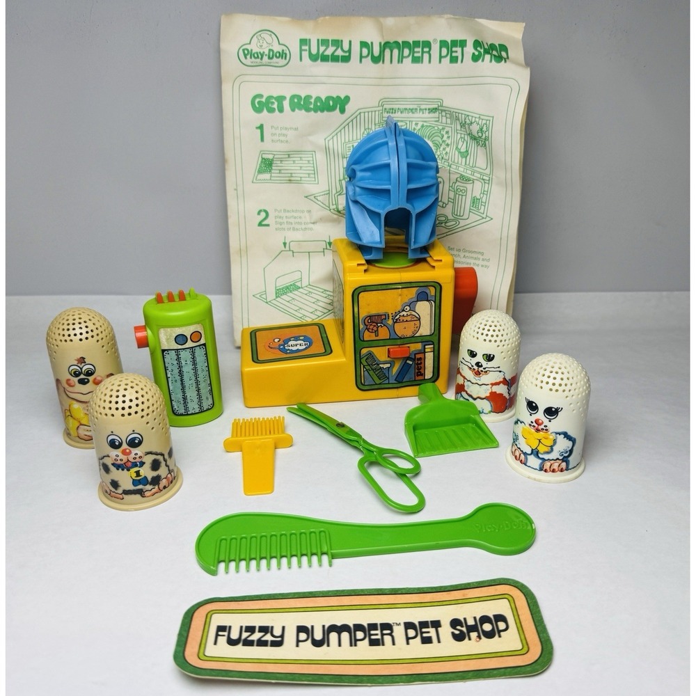 Vintage Play Doh Fuzzy Pumper Pet Shop Just The Toys Animals Parts 1979
